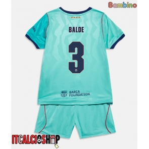 Barcelona Alejandro Balde #3 Terza Maglia Bambino 2026-27 Manica Corta (+ Pantaloni corti)